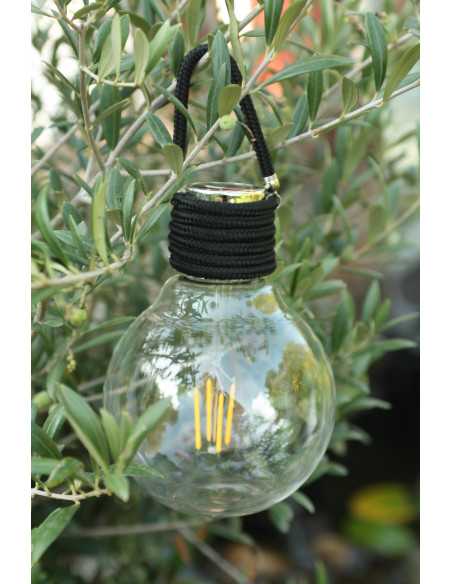 Ampoule LED solaire Color Swing Anthracite WATT & HOME 401250