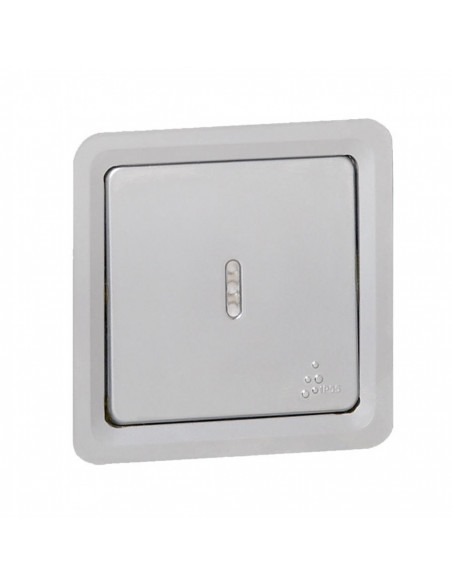 Poussoir inverseur lumineux NO 6A 230V Soliroc IK10 IP55 LEGRAND 077842