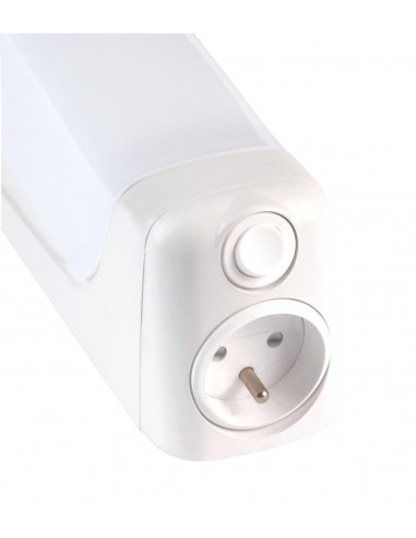 TALASSO 21 Réglette S19 IP24 Vol.2 a/PC+inter, lampe non incl. ARIC 1124