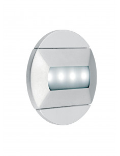 BALIZ Encastré Mur rond, fixe, gris, LED intég. 0,46W 4200K 37lm ARIC 1714