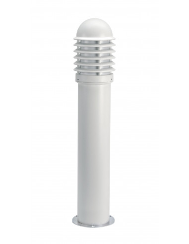 CALEO 1 Borne Ext. IP44 IK07, blanc, E27 100W max., lampe non incl., haut.73cm ARIC 1779