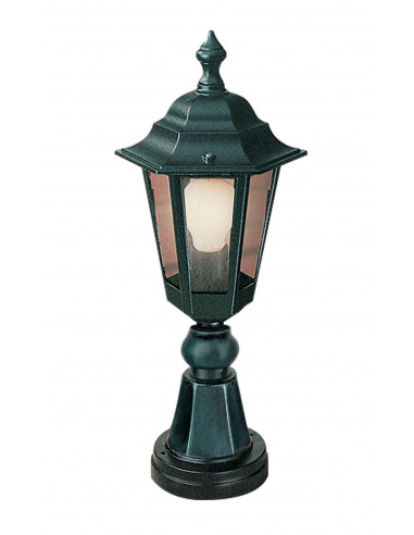 NIZA Borne Ext. IP43 IK02, noir, E27 60W max., lampe non incl., haut.45cm ARIC 1937