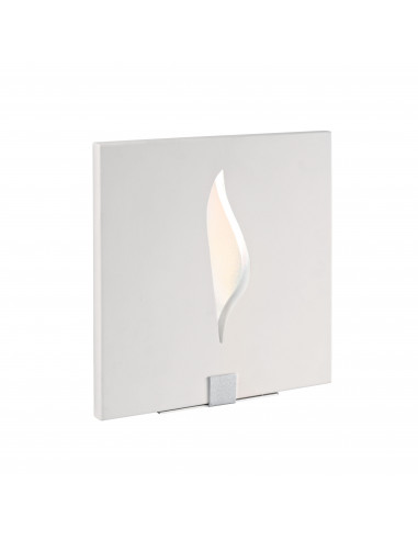 FLAMME Applique Mur plâtre, carré, blanc, LED intég. 3X1,2W 3000K 220lm ARIC 3025