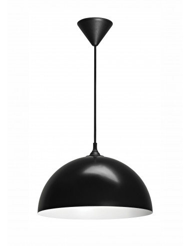 COMO Suspension E27 60W max, Ø335mm, acier noir, lampe non incl. ARIC 4209