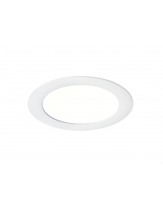 FLAT LED Downlight plat, rond, fixe, blanc, 110°, LED intég. 20W 4000K 1700lm ARIC 50082