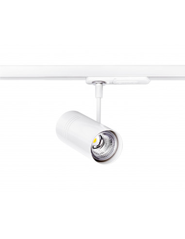 EVOLI Spot Rail 1 all.029, blanc, angle 35°, LED intég. 9W 3000K 820lm ARIC 50170