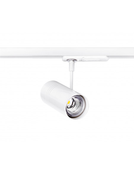 EVOLI Spot Rail 1 all.029, blanc, angle 35°, LED intég. 9W 3000K 820lm ARIC 50170