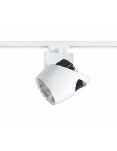 IKAR 029 Proj. Rail 1 all.029, blanc, angle 36°, LED intég. 40W 4000K 4000lm ARIC 50177