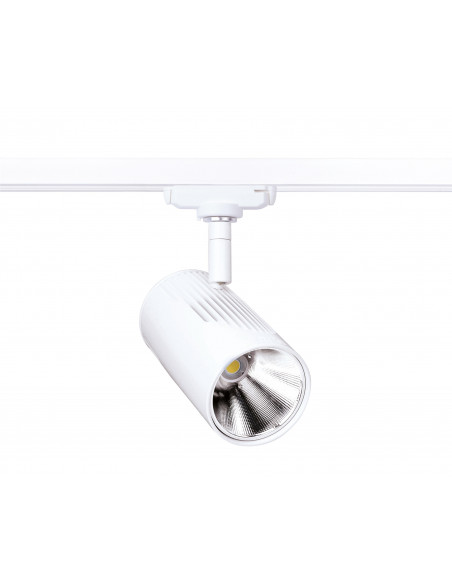 LUMI 029 Proj. Rail 1 all.029, blanc, angle 32°, LED intég. 17W 4000K 1800lm ARIC 50183