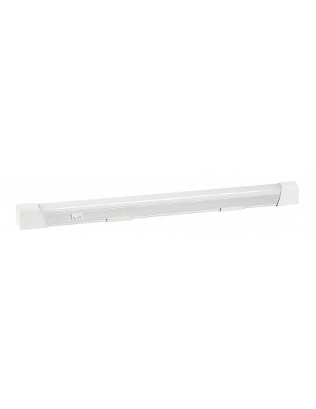TORI Réglette Meuble lg.585mm IP20, alu, LED intég. 10W 4000K 900lm, a/inter ARIC 50425