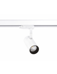 ELMA Proj. Rail 3 all.023, blanc, angle 36°, LED intég. 7,5W 3000K 530lm ARIC 50465 2