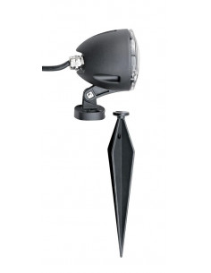 TELO LED Proj. Ext. IP44/67 IK07, noir, angle 36°, LED intég. 3,6W 3500K 240lm ARIC 5058