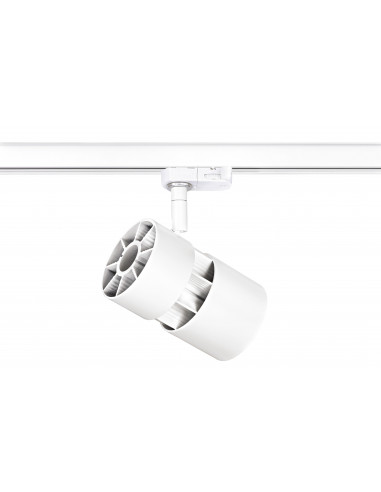 NINETY Proj. Rail 3 all.023, blanc, angle 70°, LED intég. 30W 4000K 3000lm ARIC 50589
