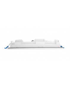 Spot Downlight FLAT-ISO IP20/65 recouvrable fixe blanc Led 13 Watts 1350lm 3000/4000K(CCT) ARIC 50701 2