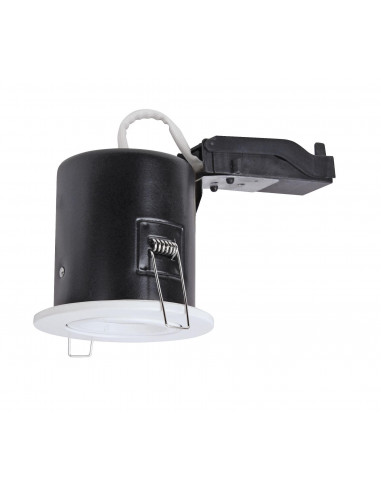 Spot Encastré DLT-ISO 90 GU10 basculant blanc recouvrable RE2020 ARIC 50735