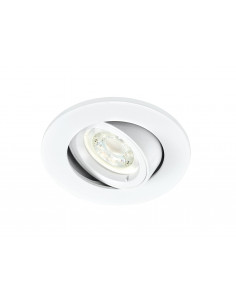 Spot Encastré DLT-ISO 90 GU10 basculant blanc recouvrable RE2020 ARIC 50735 2