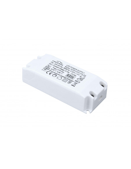 SPEED 50 -Enc. rond, fixe, GU5,3, blanc, IP20 a/lpe LED 6W 3000K 460lm incl. ARIC 51115