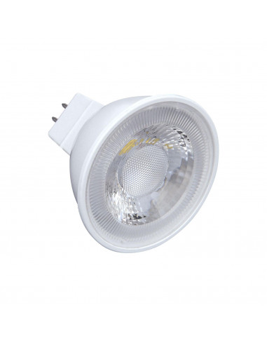 SPEED 50 -Enc. rond, fixe, GU5,3, blanc, IP20 a/lpe LED 6W 3000K 460lm incl. ARIC 51115