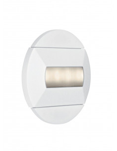 Spot Encastré Mur BALIZ rond fixe blanc LED intégrée 0,46W 3000K 32lm ARIC 5242