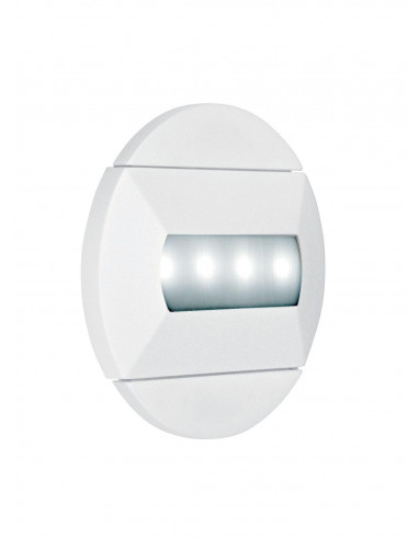 BALIZ Encastré Mur rond, fixe, blanc, LED intég. 0,46W 4200K 37lm ARIC 5243