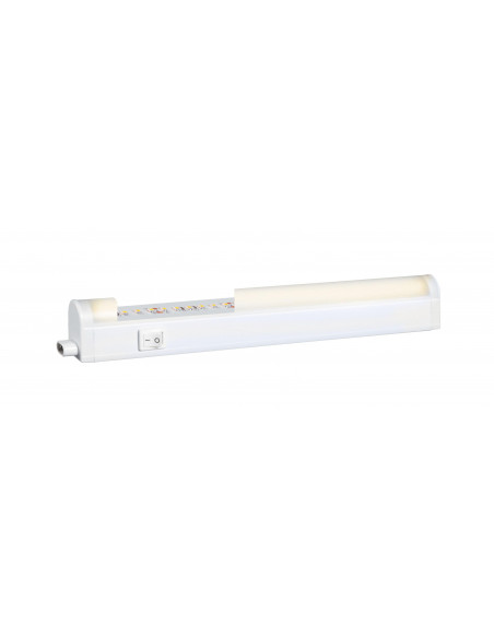 HALOLITE LED -Réglette IP20, a/inter, LED intég. 4W 4000K 360lm interconnectable ARIC 53015