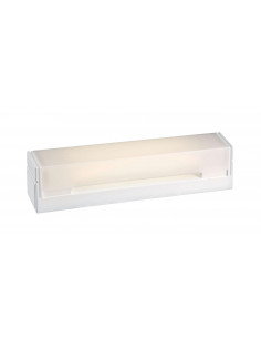 B.85C 01- Réglette S19 IP24 Vol.2 a/inter a/lpe LED 6W 2700K 600lm incl., opale ARIC 53032 2