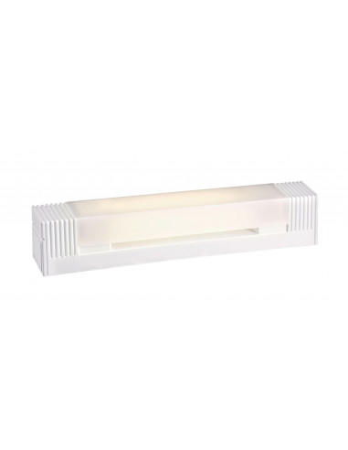 B.85L 17-Réglette S19 IP21 H.Vol a/inter+P a/lpe LED 6W 2700K 600lm incl.,opale ARIC 53036