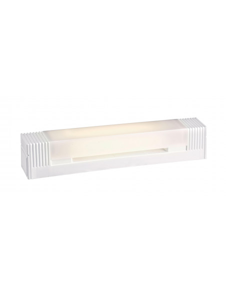 B.85L 17-Réglette S19 IP21 H.Vol a/inter+P a/lpe LED 6W 2700K 600lm incl.,opale ARIC 53036