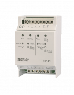 Délesteur cascadocyclique sur 3 sorties fil pilote et 1 sortie ECS en dernier recours GP 41 DELTA DORE 6100027