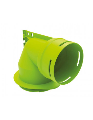 Xcmv 80/90 Coude mixte D90 pour raccordement sur bouche D80 ATLANTIC 464027