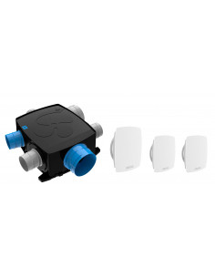 Kit Autocosy Ih Flex Vmc Auto Intelligente Plat 4 Sanitaires (3 Bouches Line) ATLANTIC 412290 2
