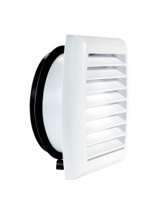 Gapm 125 Grille De Facade Acoustique Pour Silencieux Scd Circ Diametre 125 ATLANTIC 422870 2
