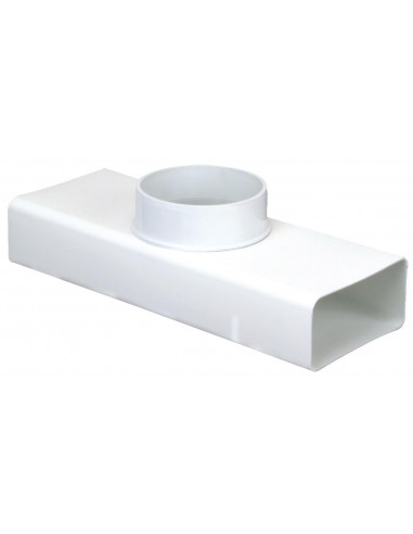 Te 55X110X100 Te 90° Plastique Rigide Section 55X110 Avec Diametre 100 ATLANTIC 460006