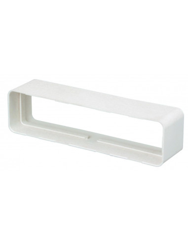 Rd 55X220 Raccord Droit Rectangulaire Plastique Rigide Section 55 X 220 ATLANTIC 460008