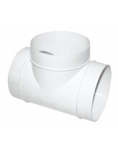 Tehc 125 Tube En Te Circulaire Pvc Diametre 125 ATLANTIC 460040 2