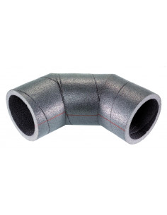 C 90 160 Pe Cr Coude En Pee A 90° Pour Reseaux Clip & Go Diametre 160 ATLANTIC 461002 2