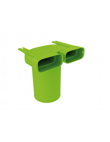 Xcmv 60X130X125 Coude Mixte Vertical 60X130X125 Clip & Go Avec Bouchon ATLANTIC 464006