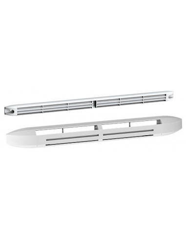 Entree D'Air Hygro Compacte 5/45 avec Grille Façade Attenuation 34Db Gris ATLANTIC 526608