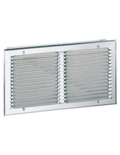 Gae10 600X300 Grille Ext.Alu Pas 10Mm600X300 ATLANTIC 528416 2