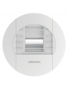 Bhb 10/40 O Bouche D'Extraction Hygroreglable Sdb Sans Fût Platine ATLANTIC 542472 2