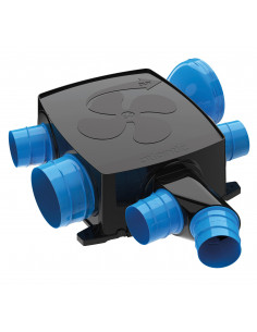 Kit piles Hygrocosy BC flex + VMC hygro basse conso plat 6 sanitaires(3 bouches) ATLANTIC 412278