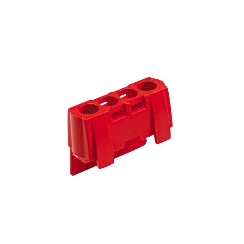 Kaedra capot IP2 pour bornier 4 trous rouge SCHNEIDER 13588