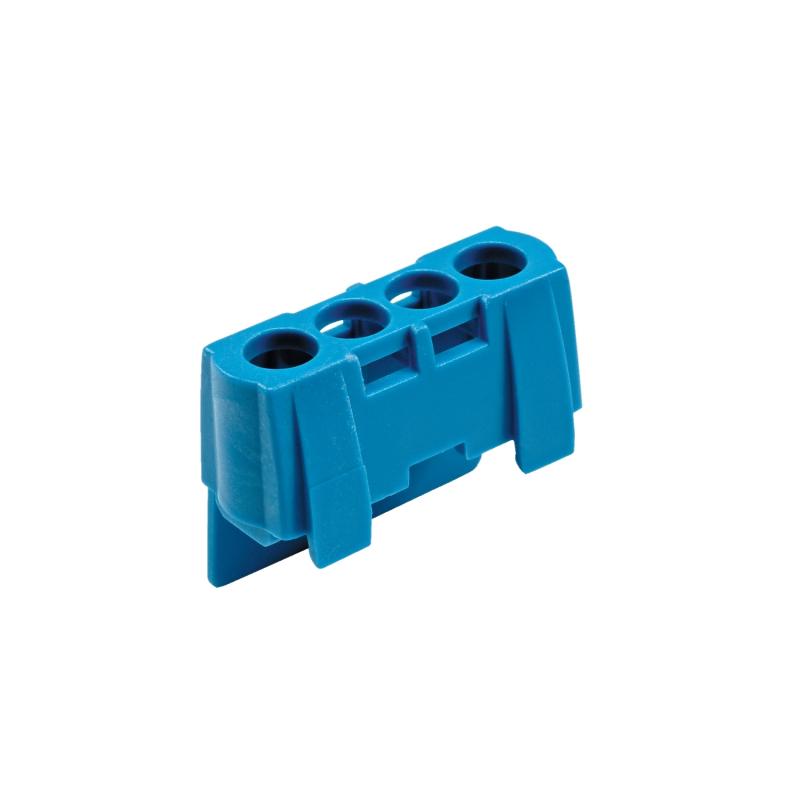 Kaedra capot IP2 pour bornier 4 trous bleu SCHNEIDER 13589