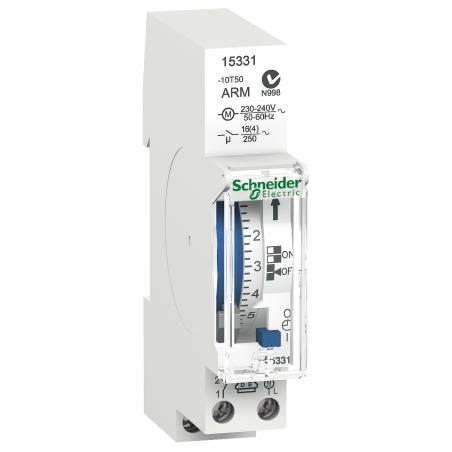 Acti9 IHH inter. horaire électroméca. 7J 1 canal réserve de marche 100h SCHNEIDER 15331