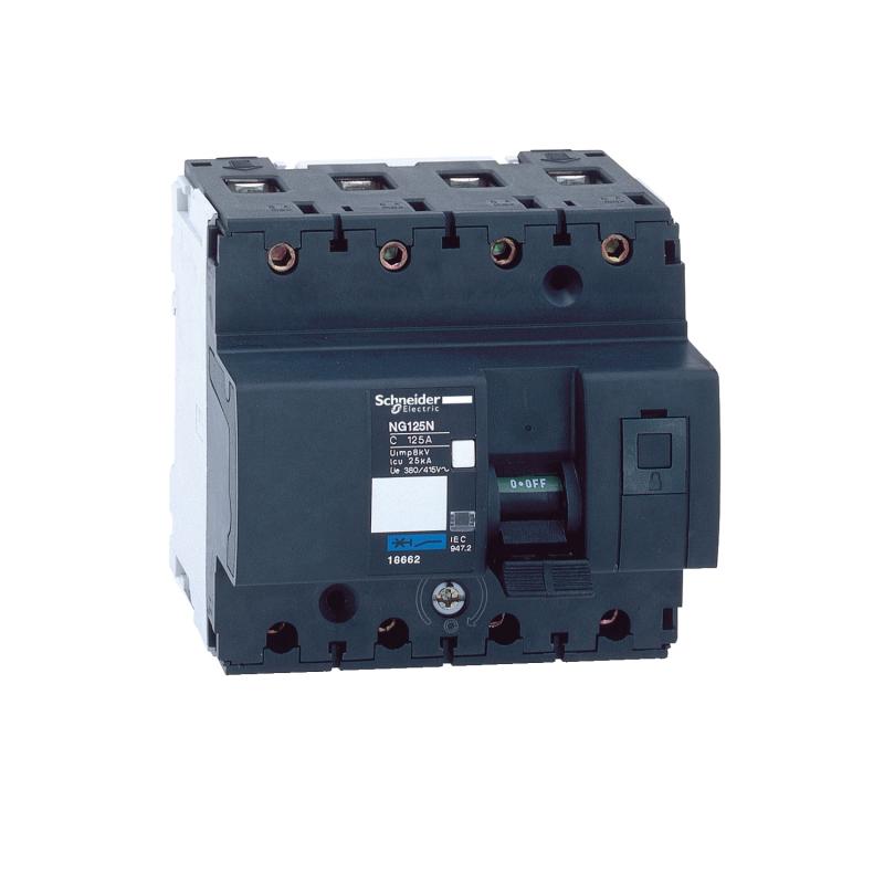 Acti9 NG125N disjoncteur modulaire 4P 50A courbe C SCHNEIDER 18655