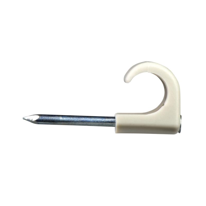 Mureva Fix Clip à clou pour câble diam. 8-12mm clou diam. 2-L30mm gris SCHNEIDER 2041218