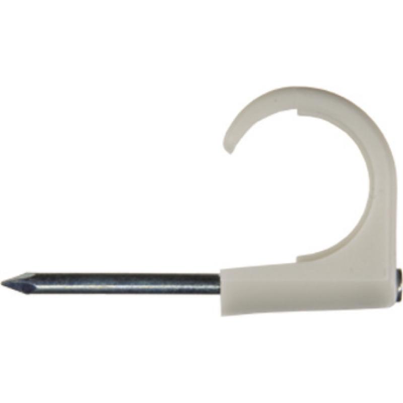 Mureva Fix Clip à clou conduit diam. 18-22mm clou diam. 2,5-L45mm gris SCHNEIDER 2060028