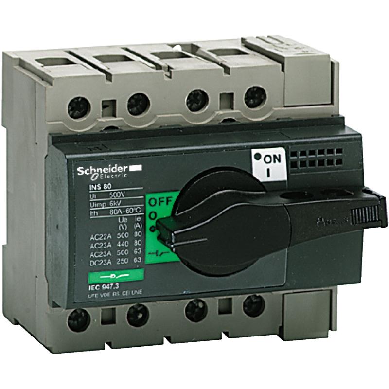 interrupteursectionneur Interpact INS80 3P 80 A SCHNEIDER 28904