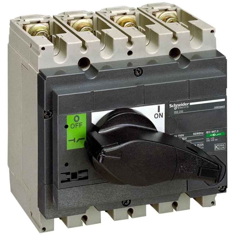 interrupteursectionneur Interpact INS250 4P 250 A SCHNEIDER 31107