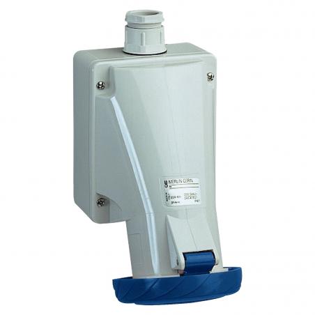 PratiKa socle de prise industrielle 32 A 2P+T 200-250 V CA IP67 SCHNEIDER 83166